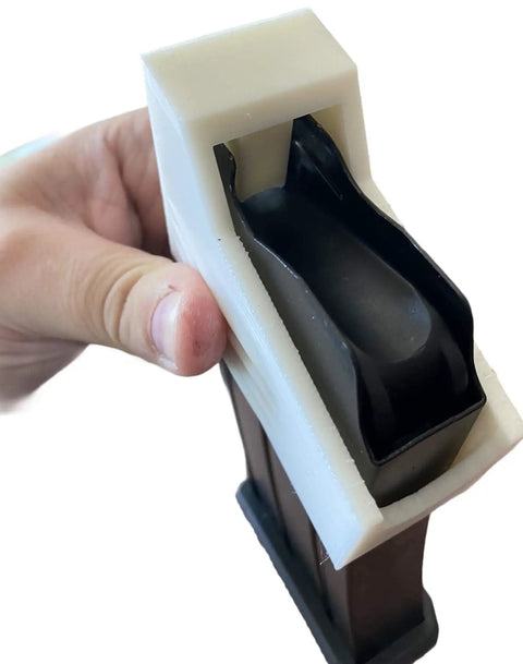 Purple 12 Gauge Magazine Speed Loader For Armscor Style Mags Built Tough And Rugged Fits RIA VRPA40 VRBP100 VR80 VR60 Derya MK12 Panzer Citadel Boss Finger Saver Made In USA High Strength Durable Plastic Multiple Colors For Quick Mag Swaps