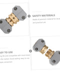 Premium 3-Piece Garden Hose Repair Kit Featuring Quick Disconnect Connectors And Flexible Fittings For Easy Fixing Of Leaks Or Breaks In Your Outdoor Water Hoses To Save You Time And Money This Essential Hose Maintenance Accessory Works Perfectly With gray brass hose connector