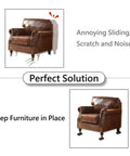 Non Slip Rubber Furniture Caster Cups For Wheels Protect Floors From Scuffs And Scratches Wobble Eliminator for armchair