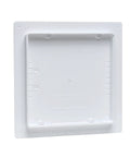 Eight By Eight Inch White Access Panel For Plumbing And Electrical Cables with heavy duty ABS frame, flush mount design.