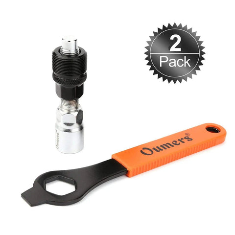 Bike Crank Extractor Puller Set With 16mm Spanner Wrench For Square Thread Taper Crank Arms And Cranksets Easy Install And Smooth Operation