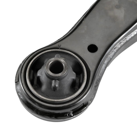 Close-up of the ball joint in Two Front Lower Control Arms With Ball Joint And Bushing Assembly Direct Fit Replacement Kit For 2001-2009 Lexus ES300