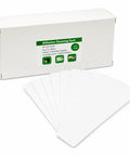Heavy Duty Adhesive Cleaning Cards For Id Card Printers Cr80 Roller Maintenance Works With Fargo Datacard Plus Matica inside a box with several cards displayed