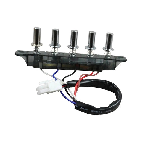 Universal Range Hood Push Button Switch Keyboard Control Board For 5 Button Or 4 Button Hoods, Replacement Switch Assembly