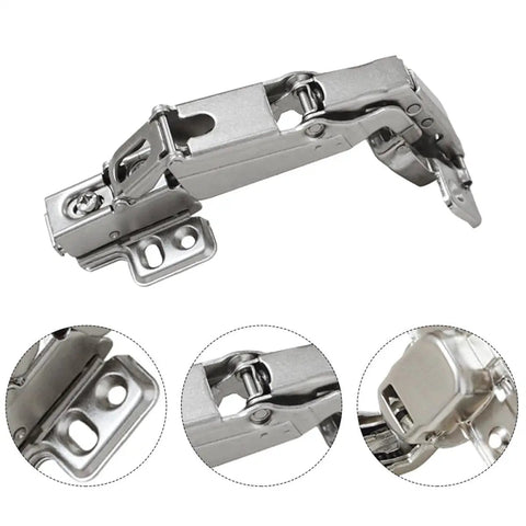 Heavy Duty 175 Degree Hydraulic Closet Door Hinges With Silent Damping For Wardrobe And Cabinet Doors Concealed Soft Close Hinge