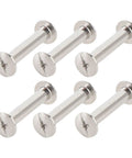 Rivet Nuts Kit M4 60 Piece Stainless Steel Fastener Set With 30 Rivets And 30 Screws Flat Round Head 9.5mm for DIY projects