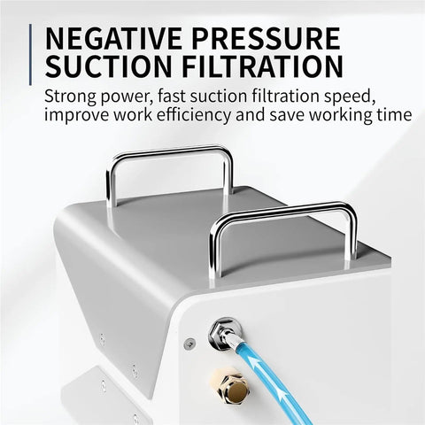 Lab Oil-Free Diaphragm Vacuum Suction Pump With Adjustable Negative Pressure For Rapid Filtration And Degassing. Premium PTFE-Coated Build Ensures High Vacuum Stability And Unwavering Suction To Guarantee Reproducible Results In Less Time Without Any