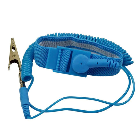 Adjustable Anti Static Wrist Strap With Grounding Wire And Alligator Clip For Working On Sensitive Electronics Anti Static Wristband