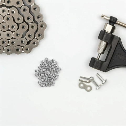 Premium Stainless Steel Dowel Pins For Metal Shelf Support Pegs Solid Cylindrical Construction Smooth Surface Finish 50pcs with chain links and a tool