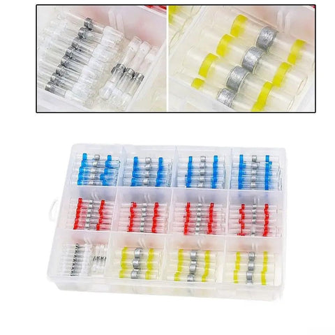 Check Out This Banger 300Pc Heat Shrink Butt Connectors Kit With Waterproof Sealed Terminals For Rock Solid Electrical Connections And Easy Wiring Repairs All Over The Auto Or Outdoor Gear. Assorted heat shrink butt connectors in organizer box