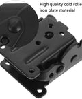 Heavy Duty Folding Cabinet Hinges Eight Piece Kit Smooth Swinging Action detail showing high quality cold rolled iron plate material