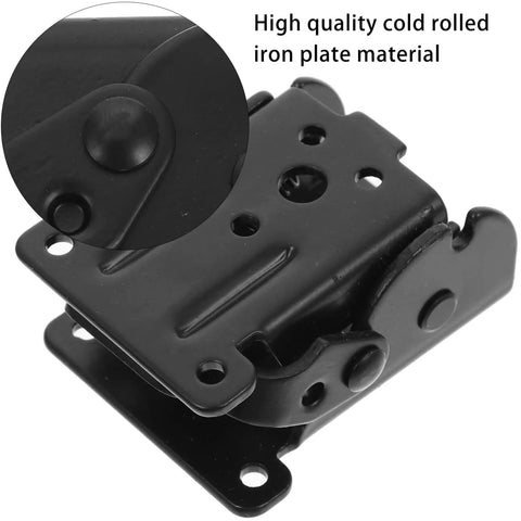 Heavy Duty Folding Cabinet Hinges Eight Piece Kit Smooth Swinging Action detail showing high quality cold rolled iron plate material