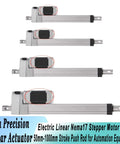 Quiet Linear Actuator With NEMA 17 Stepper Motor Drive 50mm To 1000mm Stroke Push Rod For Automation Equipment High Precision Motion Control