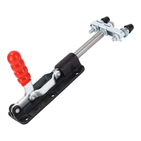Heavy Duty Push Pull Toggle Clamp 80mm Stroke 350kg Clamping Force 185 Degree Handle Opening Double Toggle Clamp