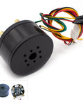 High Torque Low Speed Hollow Shaft BLDC Motor With External Rotor And MT6701 AS5600 Encoder for robot joints and gimbals.