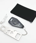 Portable Door Lock With Alarm 130dB Vibration Siren For Travel Hotels Apartments And Home Safety 2In1 Lock And Alarm Adjustable Sensitivity