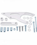 Heavy Duty Billet Aluminum CNC Power Steering Pump Bracket Kit Mid Mount V Belt Fit For 289 302 351W SBF Engines Plus 64-69 Cars And Trucks Make Your Ride Rock Smooth, billet aluminum parts and hardware