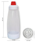 Two Pack Pancake Batter Dispenser Bottles, 1000ml Capacity, Mess Free Pouring For Pancakes, Muffins, Cupcakes, and mixing insert