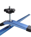 Heavy Duty T Slot Clamp Set For Woodworking And CNC Projects M8 Aluminum Slide Track fastening tool with ergonomic star knob.