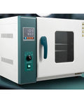 Auto Dental Drying Oven With Timed Temp Control featuring digital display, stainless steel interior, and power controls.