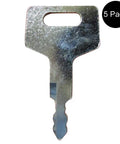 10 Key Set For Gehl Models Replaces 17001-00019 180845 H806 Interchangeable OEM Replacement Keys, metallic key close-up