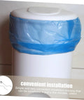 Get your kitchen trash bins back in action with these six durable torsion springs designed for 100 liter garbage cans, offering a universal fit to fix lid lift and support issues for easy DIY home repair without needing pricey new cans. White plastic 100L trash bin lid with blue liner