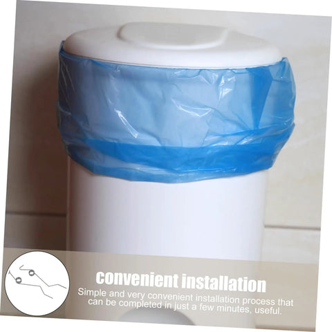 Get your kitchen trash bins back in action with these six durable torsion springs designed for 100 liter garbage cans, offering a universal fit to fix lid lift and support issues for easy DIY home repair without needing pricey new cans. White plastic 100L trash bin lid with blue liner
