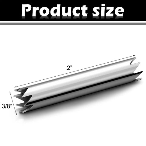 Close-up of 3/8 inch high-carbon steel extractor from 3-Piece 3/8 Inch Screw Extractor Set for Removing Stripped and Broken Screws Fast