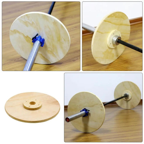 Wood Bumper Plates For Weight Lifting And Rehab Training Easy To Disassemble And Assemble Lightweight Natural Wood