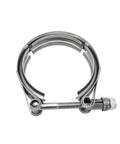 2X 3 Inch Stainless Steel V Band Clamp With 2 Pcs Male And Female Flanges 304 Stainless Steel Exhaust Clamp For High Temperature Corrosion Resistance And Vibration Durability For Automotive And Industrial Exhaust Systems