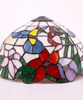 Cream Amber Stained Glass Hummingbird Lampshade Replacement 12x6 Inch With Cap For Table Lamp Pendant Light Ceiling Fixture Fits S101 Series