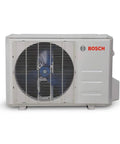 Top Tier Mini Split Air Conditioner And Heater 12000 Btu High Efficiency 230V System outdoor condenser unit with fan.