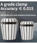 Heavy Duty Spring Collet Chuck For Engraving And Milling CNC Lathe Tools Includes ER11 16 20 25 32 40 sizes, steel construction.