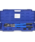 iCrimp IWS-1632AF Copper Press Tool For 1/2 3/4 1inch Viega ProPress Elkhart Conex Fittings in blue carrying case.