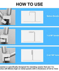 Sheet Metal Bender And Hand Seamer For 0.8 To 1 mm Metal 90 To 180 Degree Adjustable Roofing Tool bending process illustration