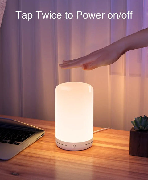 Smart WiFi Desk Lamp With Alexa And Google Assistant Voice Control App Remote Dimmable LED Light With Multi Color Vibes