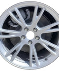 Oem Spec Reconditioned Silver Aluminum Alloy Wheel Rim 19 X 9.5 For Tesla Model 3 And Model Y front view with silver finish and bolt holes.
