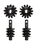 Beefed Up Upgrade Kit For 1 By 24 Axial RC Crawlers AX24 SCX24 C10 JLU Gladiator Bronco Deadbolt showing steel gear set