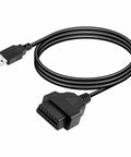 OBDII Female To USB A Male Power Cable 3.3ft OBD2 To USB Power Connector For Cars