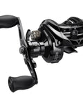 Torrent Lite Ultra Light Baitcasting Reel With Carbon Body, 5.5 Oz Lightweight Build, Low Profile 40mm Design, 7.1 To 1 Gear Ratio, Smooth Handling For Bass, Creeks And Freshwater, Right Hand, Black black body with dual handle