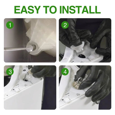Washer Suspension Rod Kit W11130362 With Upgraded Design And Heavy Duty High Strength Springs For Stable Performance Fits Whirlpool Maytag Kenmore Front Load And Top Load Washers installed in washer frame