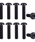 Titanium Water Bottle Cage Bolts Torx M5x20mm Set Of 10 Black Gr5 Bike Screws shown separately for secure cage mounts on bikes