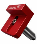 Dial Indicator Holder For Lathe Mounts 1/2 Inch Tool Post Compatible With BXA AXA 0XA Heavy Duty Indicator Stand With Aluminum Column No Fuss Setup For Precise Machining And Spot On Alignment, red aluminum holder with black column