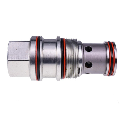 HOLDWELL CKIB-XCN hydraulic control check valve, metal body with red O-rings, Sun Hydraulics compatible.