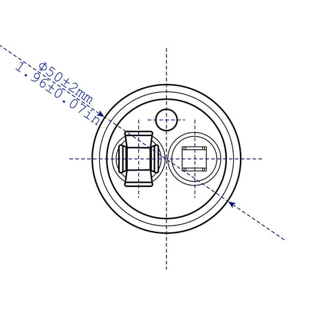 Diagram of 30uF CBB65 AC Capacitor for HVAC Air Conditioners Pool Pumps Condenser Fans and Motor Start Capacitor Replacement 370V 440V 450V 50 60Hz Five Percent Tolerance