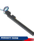 200mm Travel Mini Linear Rail Guide With T6x1 Lead Screw And NEMA11 Stepper Motor For CNC Router X Y Z Linear Stage Actuator Built For Heavy Duty Precision And Smooth Motion For Pro Grade Machining, black metal rail