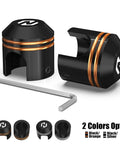 Orange Brake And Clutch Cable Ferrule Covers And Cable Gland For Harley Touring Models CVO Limited FLHTKSE 2015-2020 And Electra Glide Ultra Classic FLHTCU 2014-2019 For A Ride-Ready Boss Look, black-orange pair, CNC aluminum
