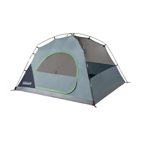 Skydome Camping Tent With Five Minute Setup Weatherproof 2, 4, 6, And 8 Person Shelter With Rainfly and Carry Bag