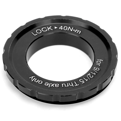 Centerlock Rotor Lockring For Road And Mountain Bikes Disc Brake Hub Lock Ring Cover Fits 9mm 12mm 15mm Systems Built Tough Black Metal