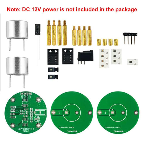Cool Hands On Levitation Kit With Ultrasonic Standing Wave Controller Soldering Learning Pack Mini Acoustic Levitator parts